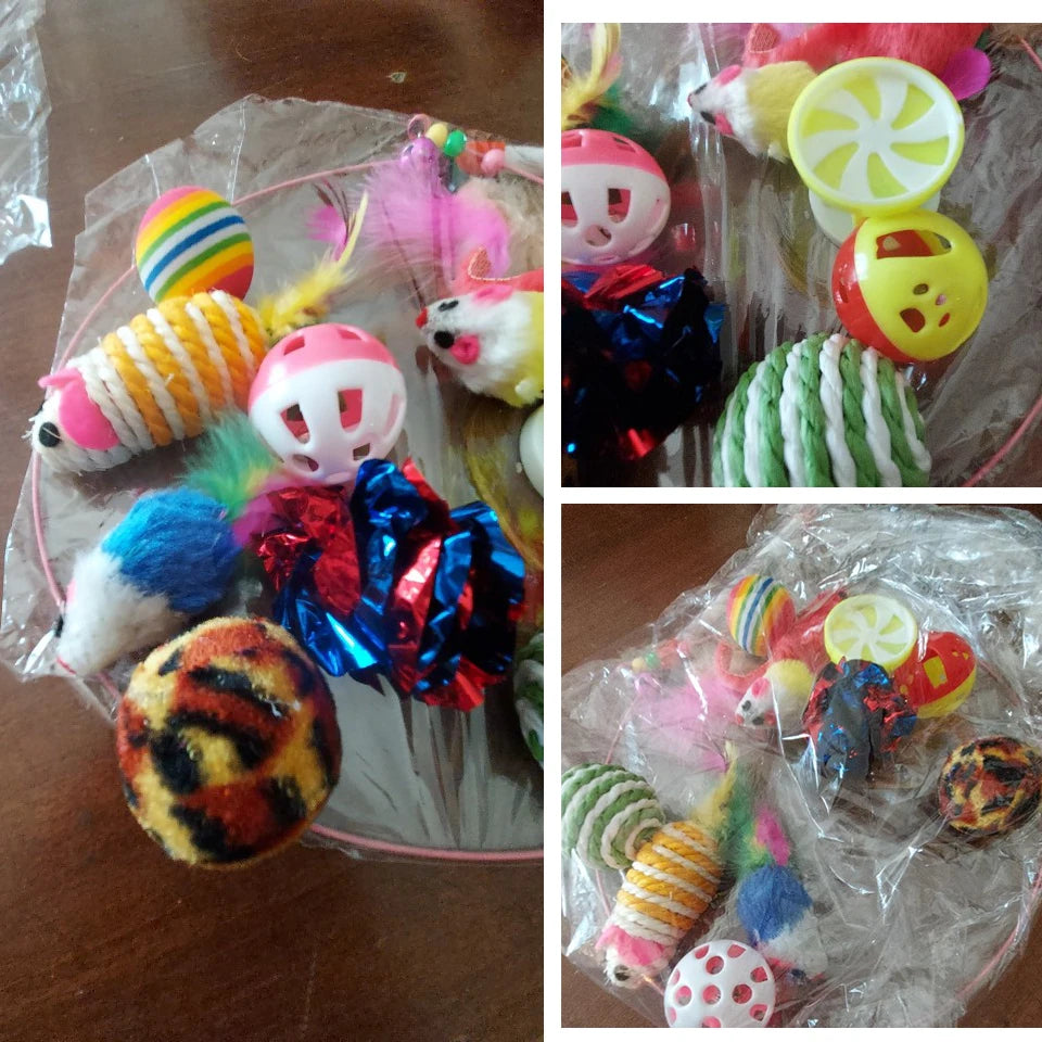 Cat Toy Set – 20 Piece Interactive Variety Toys for Cats