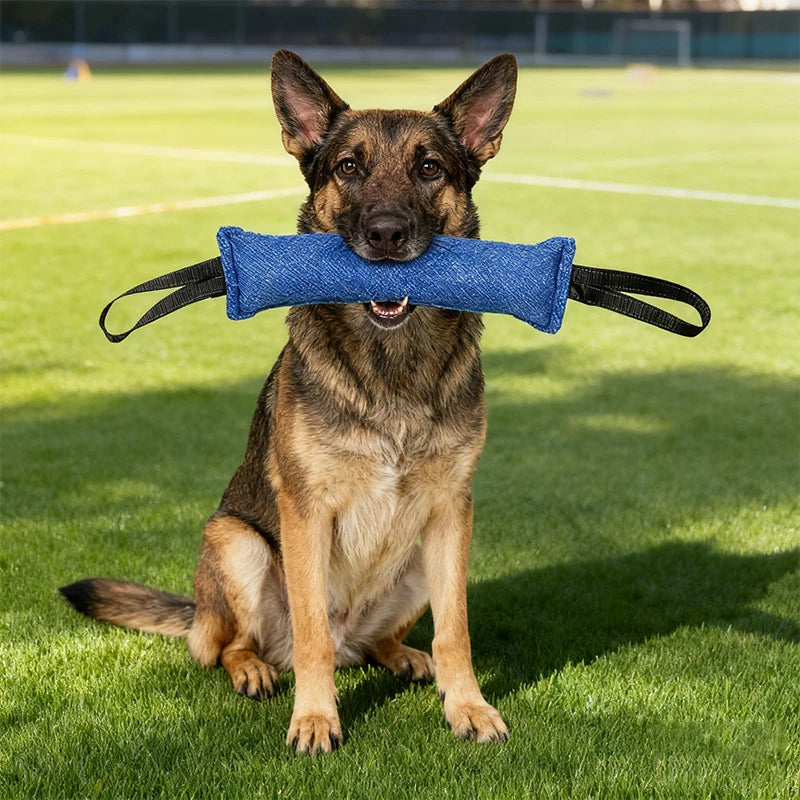 Jute Dog Tug Toy – Interactive Bite & Training Toy