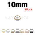 Metal D Ring Buckle – Bag Strap Hardware for Leather Craft DIY