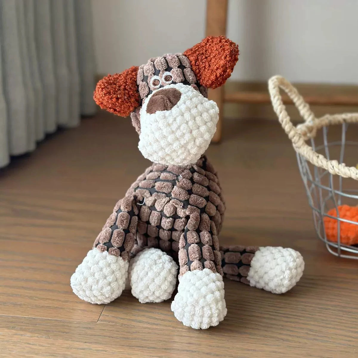 Plush Dog Toy – Puppy Chew & Teething Toy