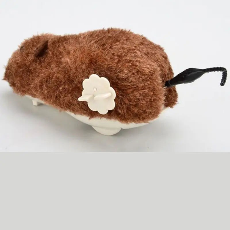 Wind Up Mouse Cat Toy – Lifelike Plush Running Pet Toy