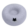 Cat Tunnel Bed – Felt Donut Nest & Sleeping House