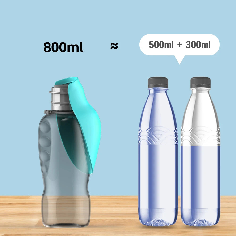 Portable Dog Water Bottle – 800ml  Cup
