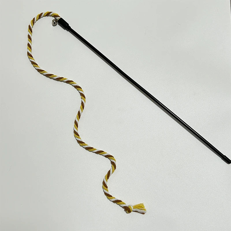 Cat Teaser Wand Long Ribbon Interactive Toy for Kittens