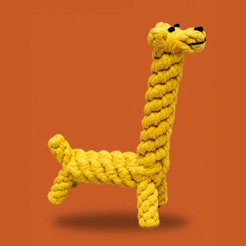 Rope Dog Toy – Knotted Cotton Chew Toy for Small & Medium Dogs
