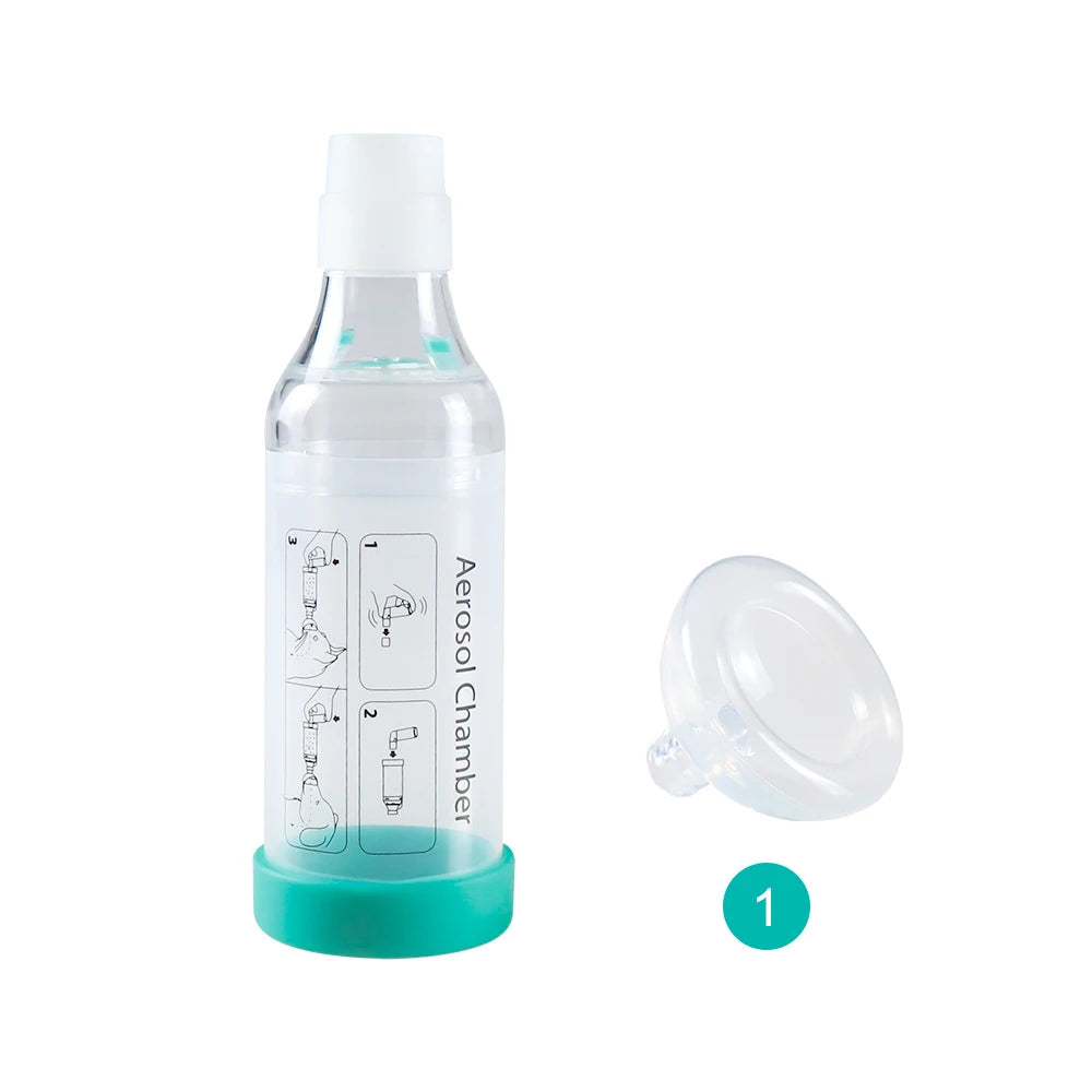 Cat Inhaler Spacer Aerosol Chamber with Silicone Masks