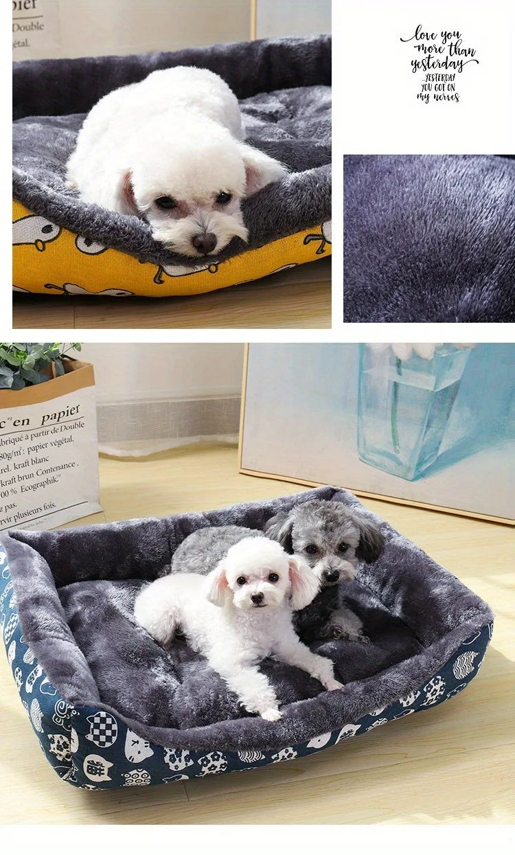 Dog Bed – Winter Pet Sofa Mat for Dogs & Cats