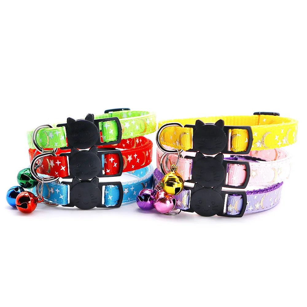 Reflective Cat Collar – Adjustable Breakaway Collar with Bell