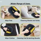 Pet Hair Removal Gloves – Reusable Silicone Grooming Tool