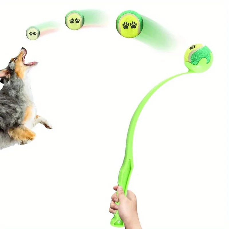 Dog Ball Launcher – Tennis Ball Thrower for Outdoor Fetch