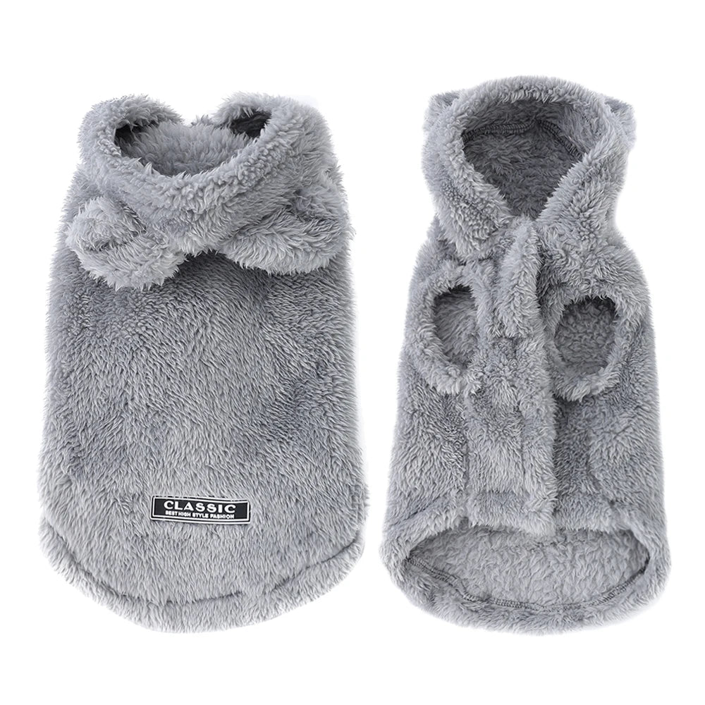 Dog Hoodie – Soft Fleece Coat for Small & Medium Dogs