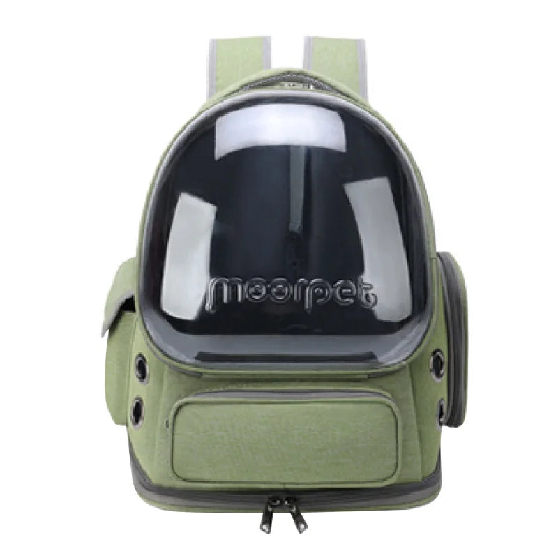 Cat Carrier Backpack – Transparent Breathable Pet Travel Bag