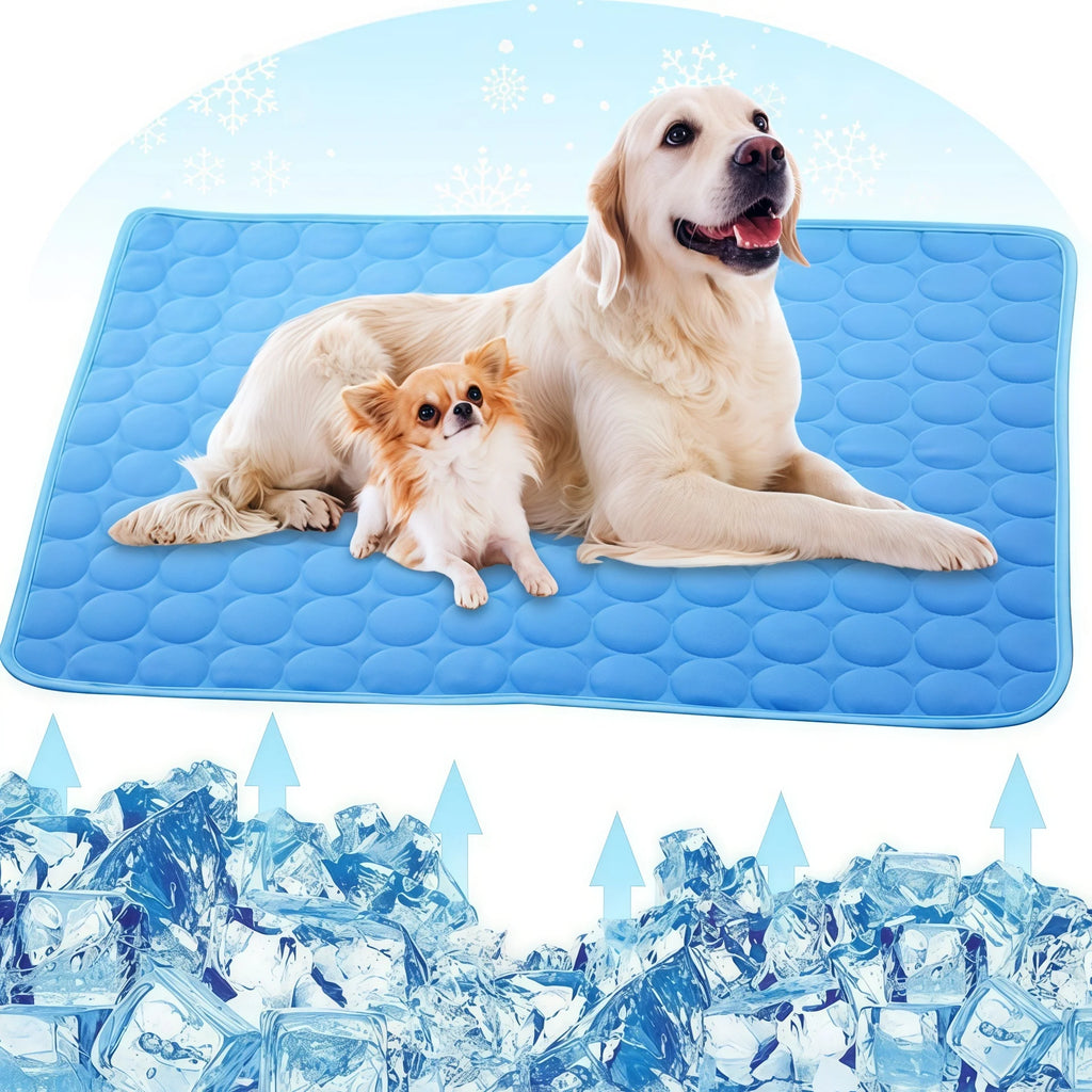Dog Cooling Mat, Reusable Summer Cooling Pad for Dogs & Cats