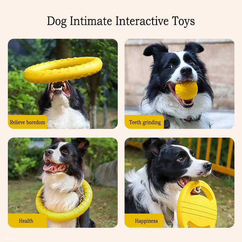 Dog Toy Set – EVA Ball, Flying Disc & Tug Rope