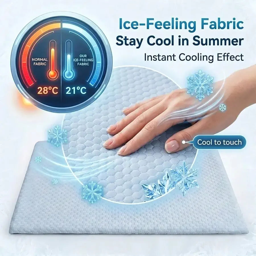 Cooling Cat Bed – Breathable Washable Padded Nest for Cats & Small Dogs