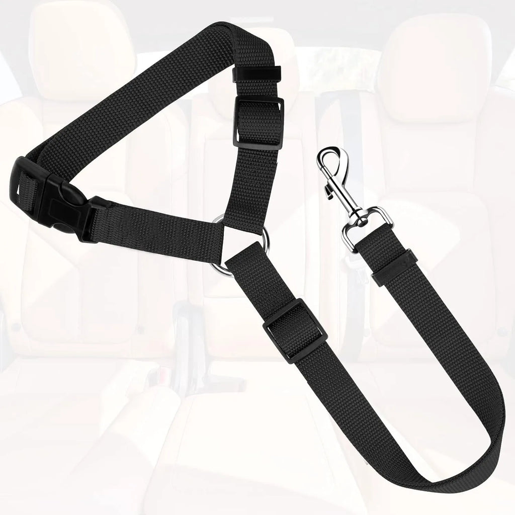Dog Car Seat Belt, Adjustable Pet Vehicle Restraint Strap