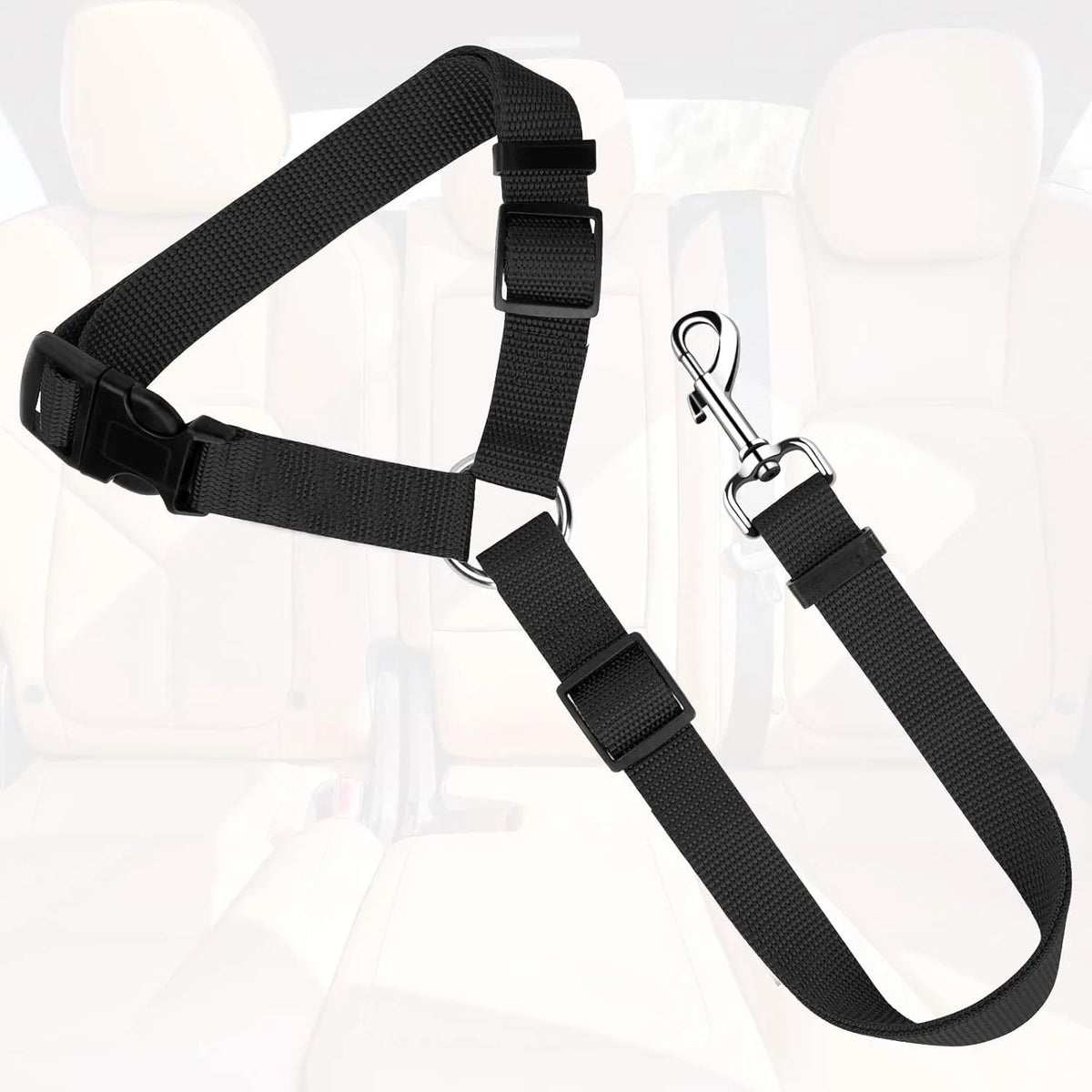 Dog Car Seat Belt, Adjustable Pet Vehicle Restraint Strap
