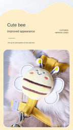Cat Harness and Leash Set – Adjustable Bee Walking Vest
