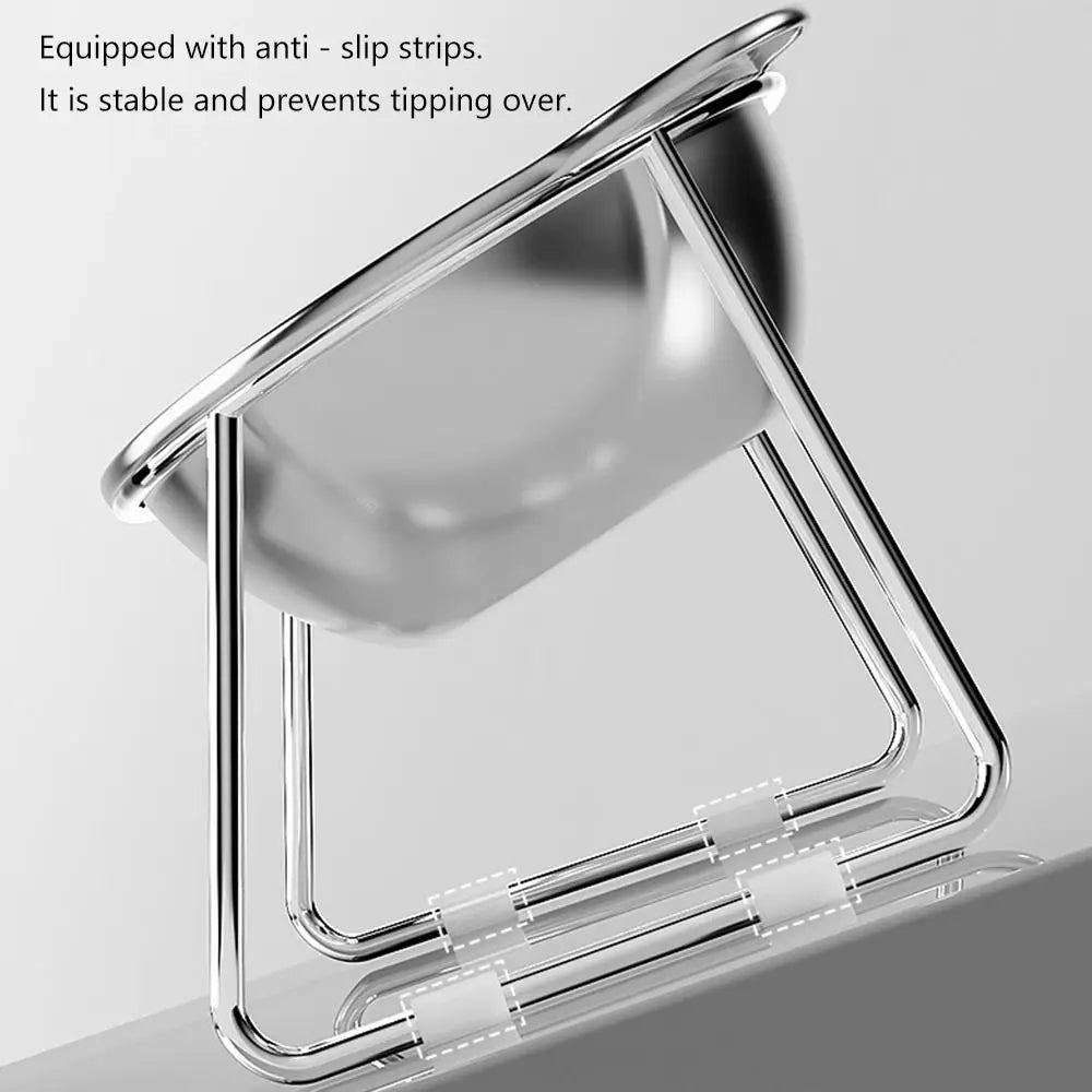 Elevated Cat Bowl – 15° Raised Stainless Steel Feeder