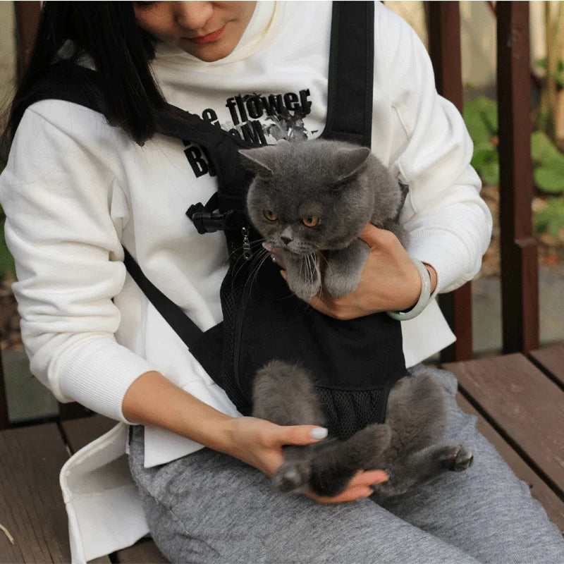 Cat Carrier Backpack – Adjustable Pet Travel Bag for Cats & Dogs