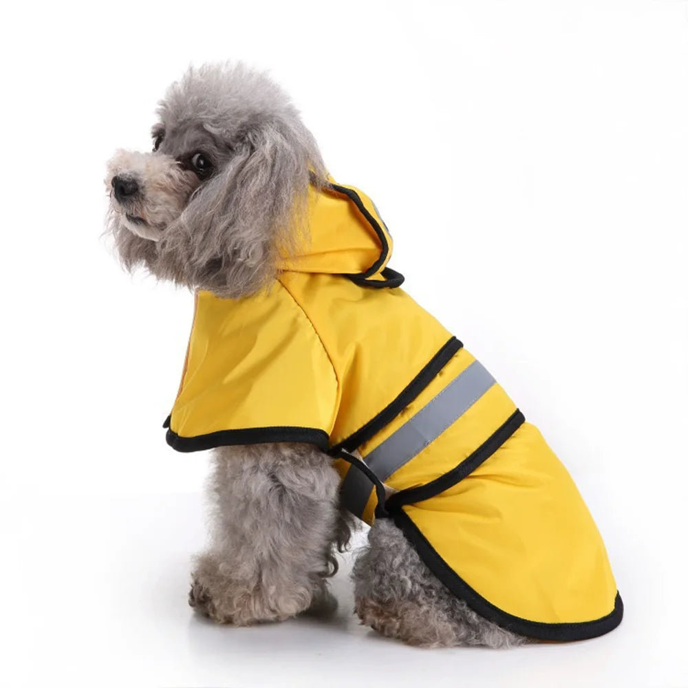 Waterproof Dog Raincoat – Adjustable Windproof Dog Rain Jacket