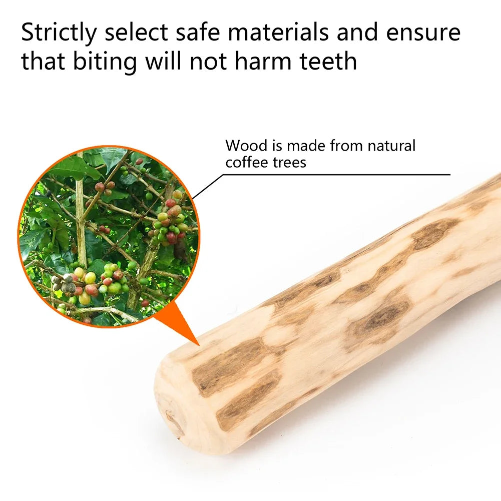 Wood Dog Chew Toy Natural Coffee Wood Chew Stick