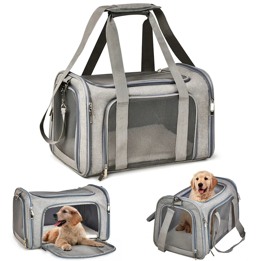 Small Dog Carrier Backpack – Soft-Sided Cat & Pet Travel Bag