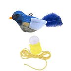 Lifelike Bird Cat Toy – Feather Plush Teaser for Kittens