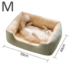 Cat Bed, Soft Plush Kitten Sleeping Cushion for Home