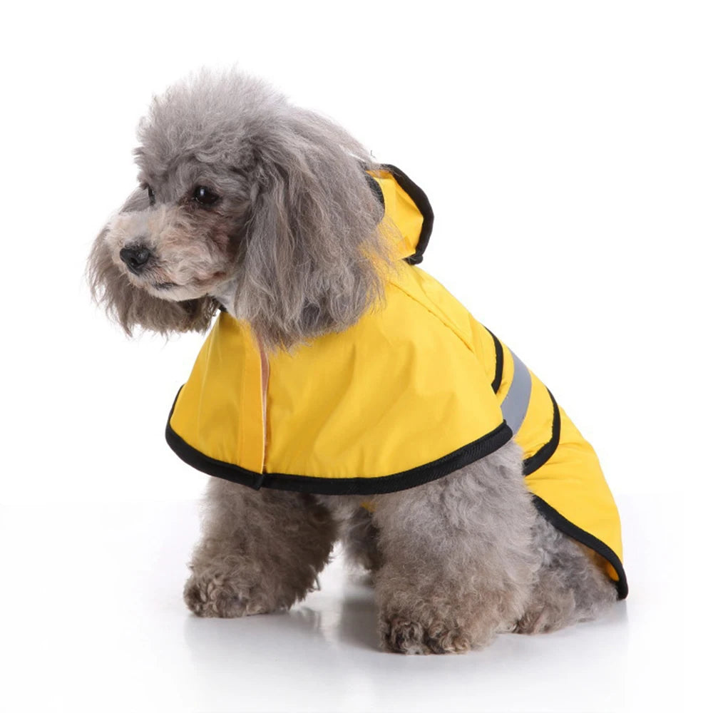 Waterproof Dog Raincoat – Adjustable Windproof Dog Rain Jacket