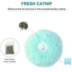 Interactive Cat Toy Ball, Catnip Squeaky Toy with Animal Sounds