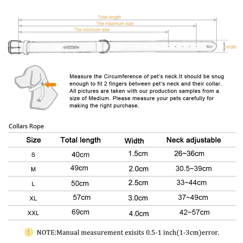 Nylon Dog Collar – Solid Breakaway Collar for All Sizes