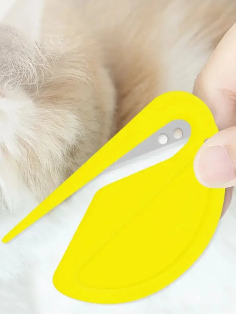 Dog Dematting Tool Stainless Steel Shedding Grooming Comb