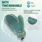 Pet Grooming Glove – Hair Removal & Massage Brush