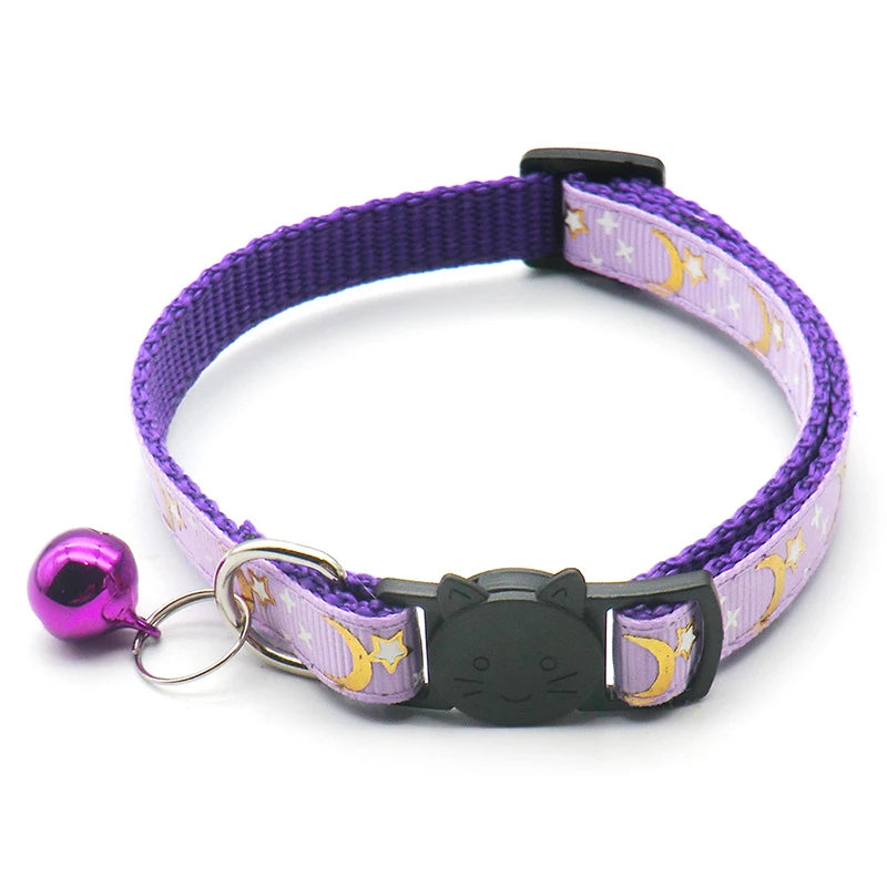 Reflective Cat Collar – Adjustable Breakaway Collar with Bell