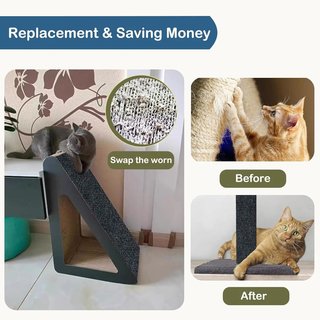 Cat Scratching Pad – Self-Adhesive Trimmable Mat for Furniture