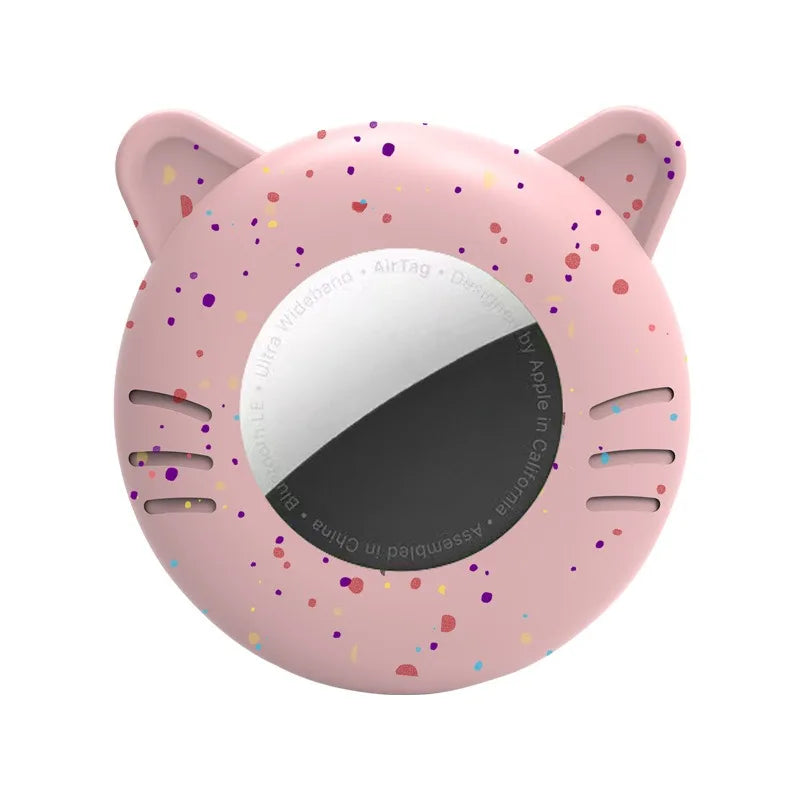 Cat AirTag Holder – Silicone GPS Tracker Collar Case