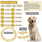 Cuban Link Dog Collar – Diamond Chain with Secure Buckle
