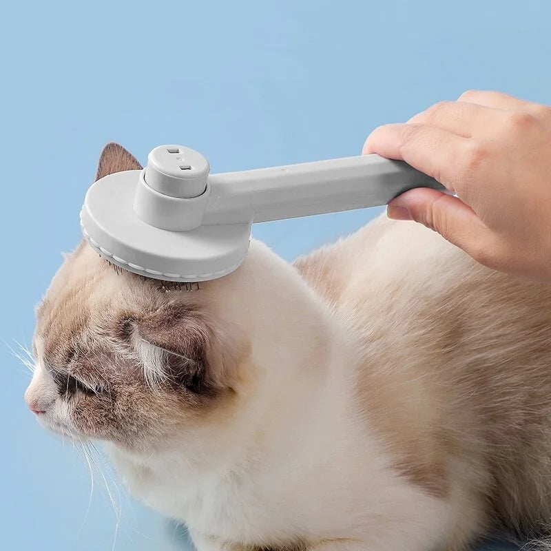 Dog Grooming Brush Self Cleaning Pet Hair Removal Comb
