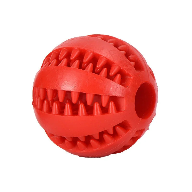 Treat Dispensing Dog Ball – Interactive Rubber Puzzle Toy