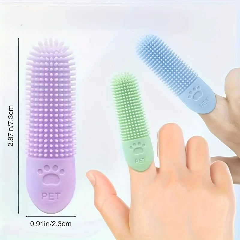360° Silicone Dog Toothbrush – for Dogs & Cats