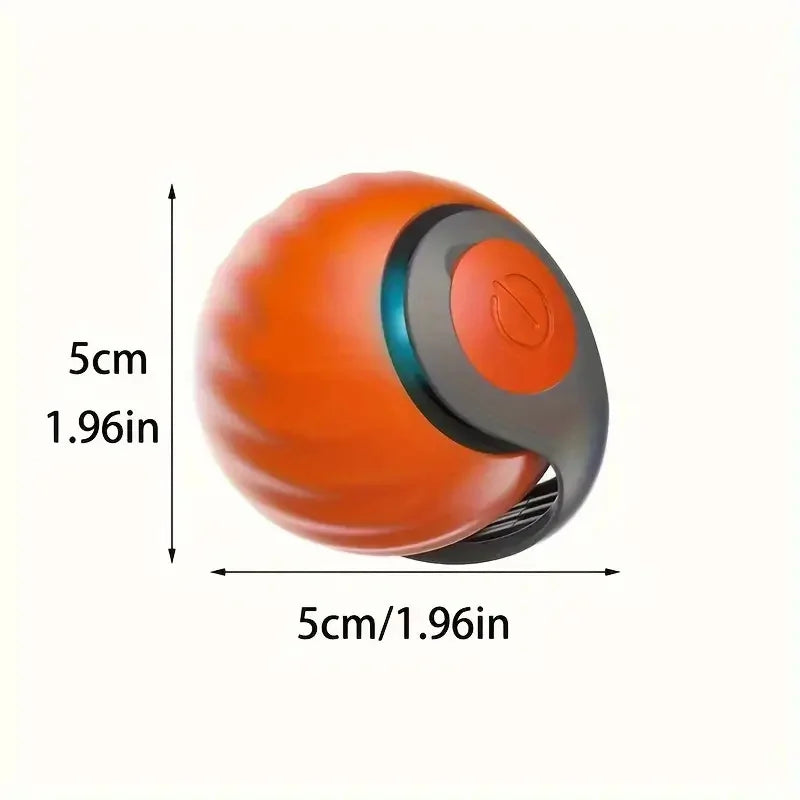 Interactive Cat Ball Toy with Touch Sounds and Catnip Compartment