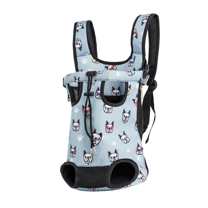 Dog Carrier Backpack – Breathable Mesh Travel Bag for Small Dogs