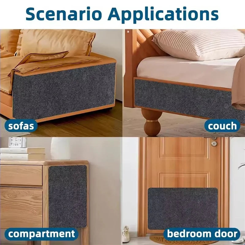 Cat Scratcher Pad Self-Adhesive Cat Scratch Mat for Furniture