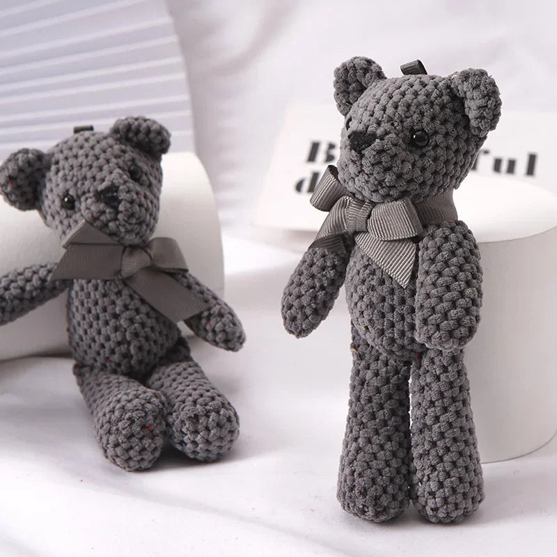Pineapple Bear Plush, 16cm Mini Teddy Bear Stuffed Toy
