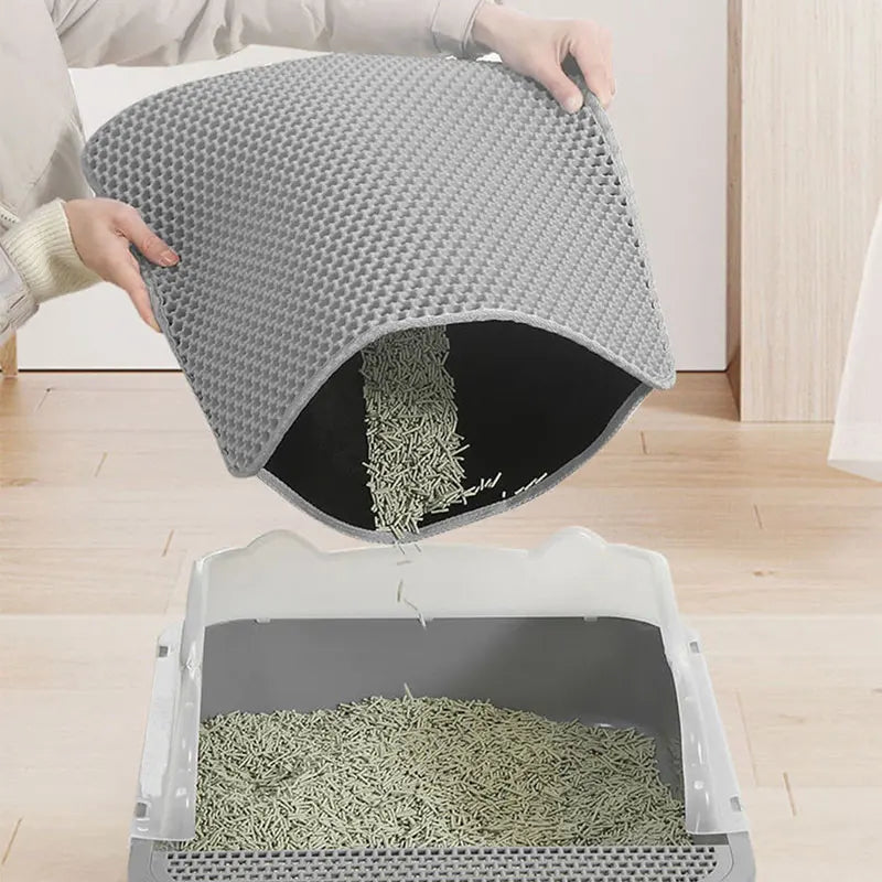Cat Litter Mat – Waterproof Double Layer Litter Catcher
