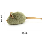 Interactive Mouse Cat Toy – Chirping Plush Toy for Kittens