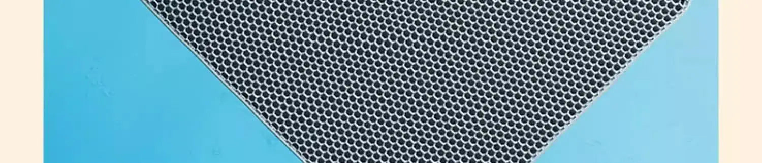 Extra Large Cat Litter Box Mat – Waterproof Washable Honeycomb Design