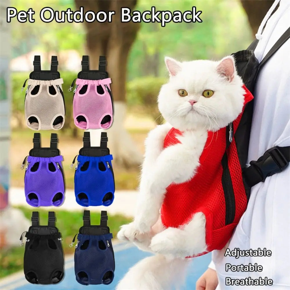 Cat Carrier Backpack – Breathable Pet Travel Bag for Cats & Dogs