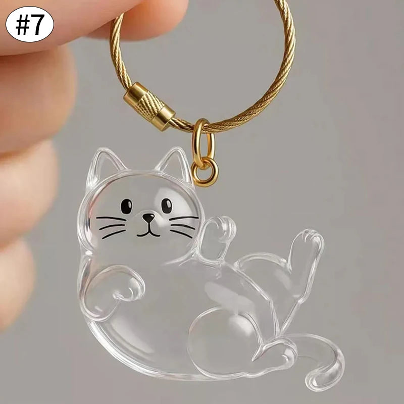 Cat Hair Memorial Keychain – Pet Fur Keepsake Storage Capsule